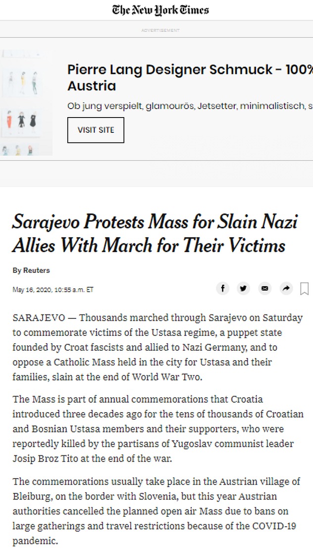 Screenshot: The New York Times