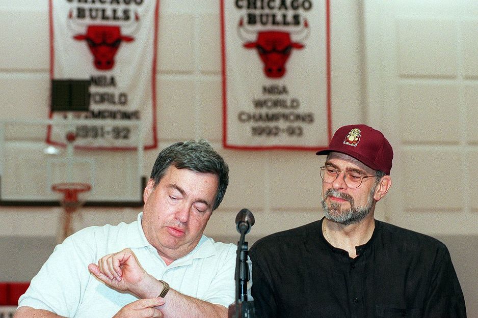 Jerry Krause i Phil Jackson