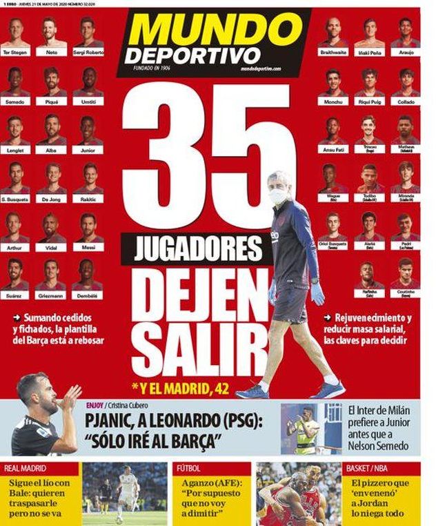 Današnja naslovnica El Mundo Deportiva