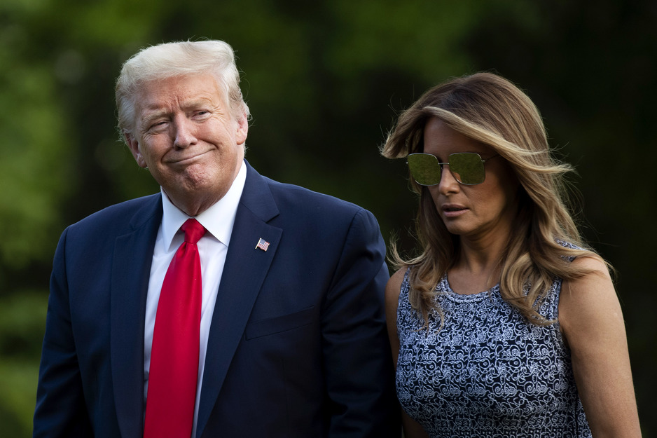 Trump i prva dama (Foto: EPA-EFE)