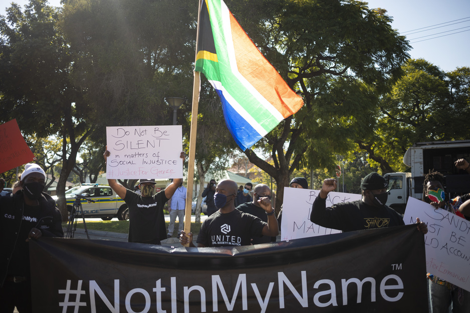Protesti u Južnoj Africi (Pretoria) (Foto: EPA-EFE)