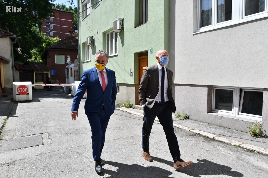 Johann Sattler i Matthew Field (Foto: I. Š./Klix.ba)
