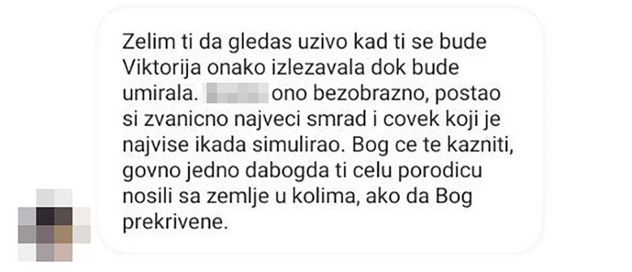 Jedna od poruka (Foto: Screenshot/Instagram)