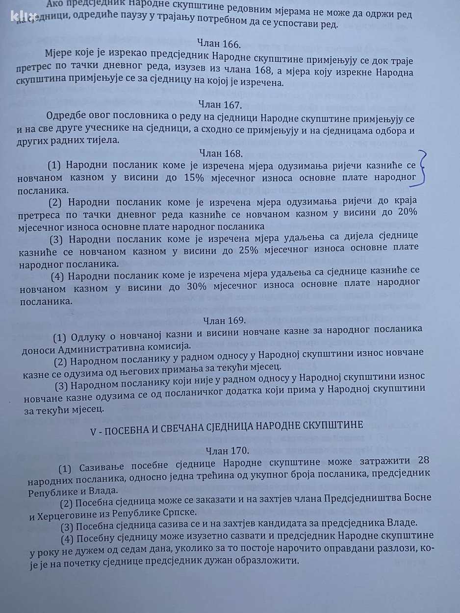 Predloženi novi poslanik Skupštine RS-a (Foto: Klix.ba)