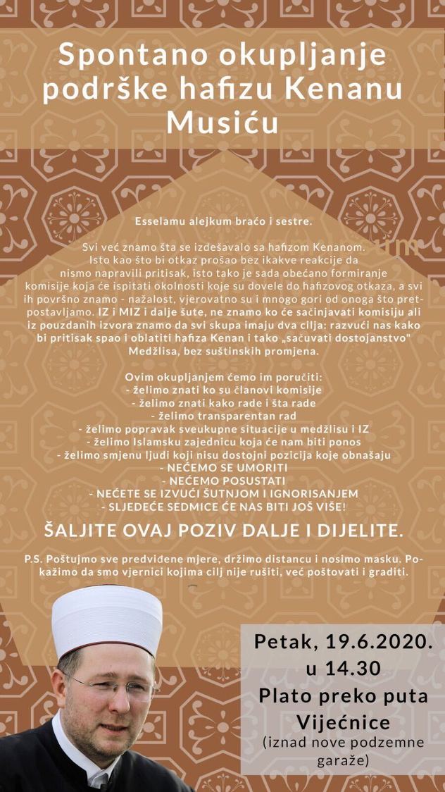 Pozivnica za mirno okupljanje