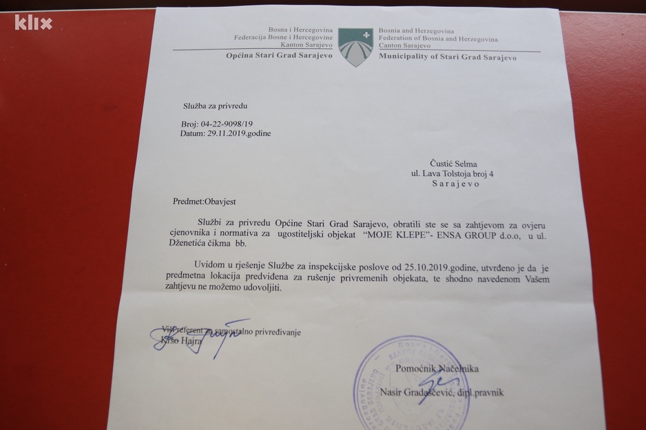 Iseljavanje radnji kod pijace Markale u Sarajevu (Foto: D. Ć./Klix.ba)