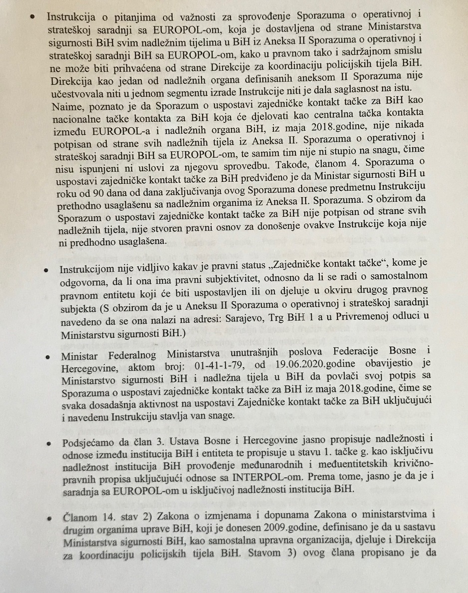 Dopis Mirsada Vilića