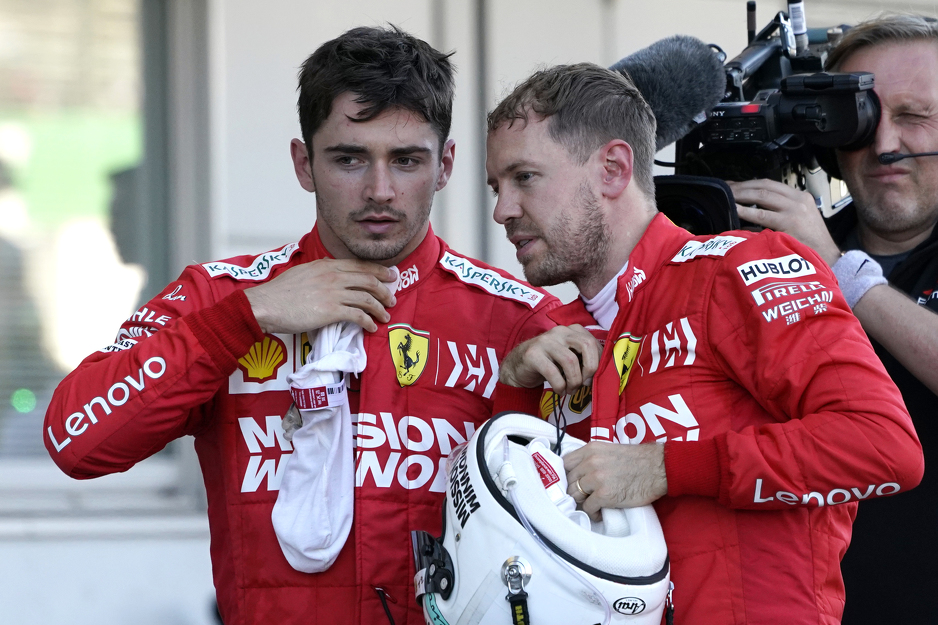 Charles Leclerc i Sebastian Vettel (Foto: EPA-EFE)