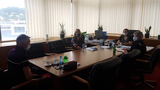 Nerfid Džumhur u razgovoru s ministricom Ankicom Gudeljević