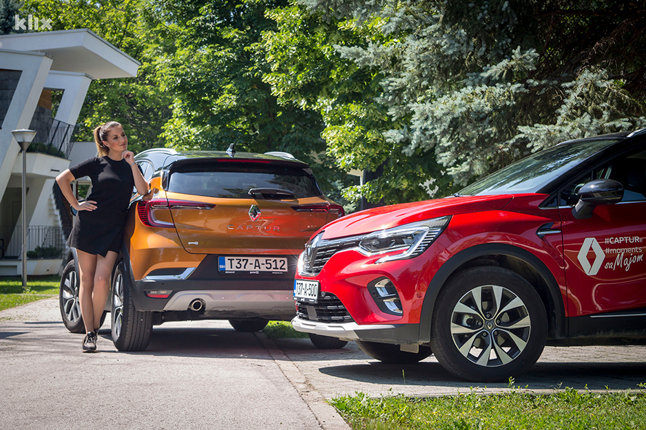 Maja Miralem uz svoj novi Renault Captur (Foto: E. Z./Klix.ba)