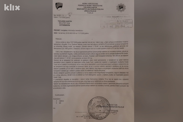 Odgovor na inicijativu Midhata Čauševića (Foto: Klix.ba)