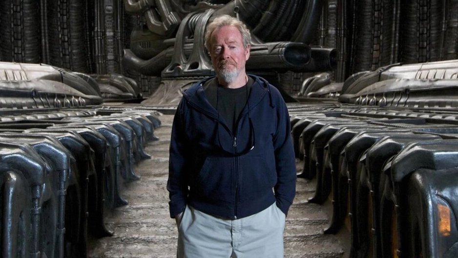 Ridley Scott na setu serije