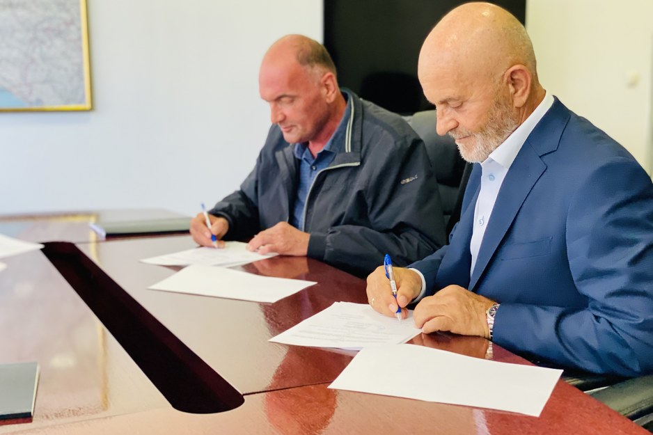 Sead Džafić i Samir Kamenjaković (Foto: Federalno ministarstvo raseljenih osoba i izbjeglica)