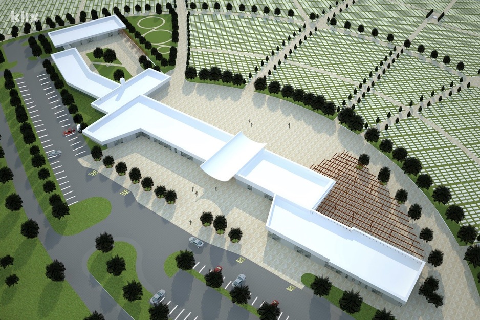 Projektno rješenje centralnog gradskog groblja u Tuzli (Foto: Klix.ba)