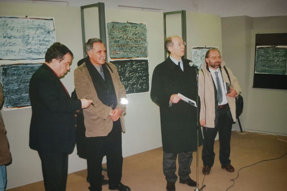 Otvorenje izložbe Edina Numankadića u Italiji 2001. godine, Foto: Facebook