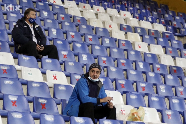 Navijači na stadionu Grbavica (Foto: D. Ć./Klix.ba)