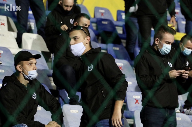 Navijači na stadionu Grbavica (Foto: D. Ć./Klix.ba)