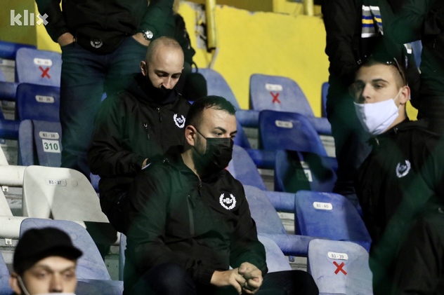 Navijači na stadionu Grbavica (Foto: D. Ć./Klix.ba)