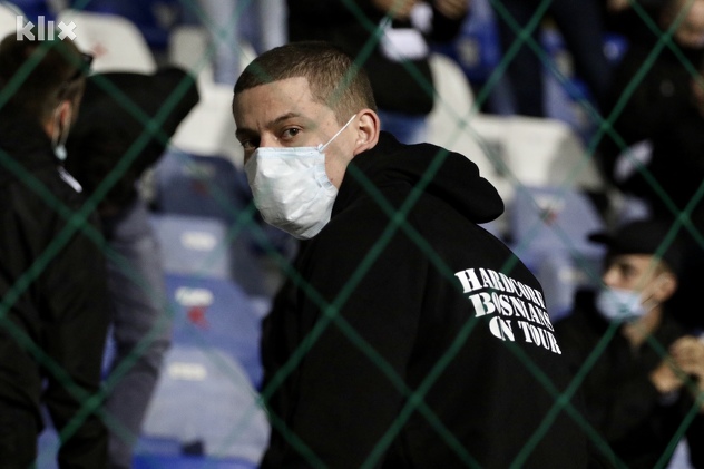 Navijači na stadionu Grbavica (Foto: D. Ć./Klix.ba)