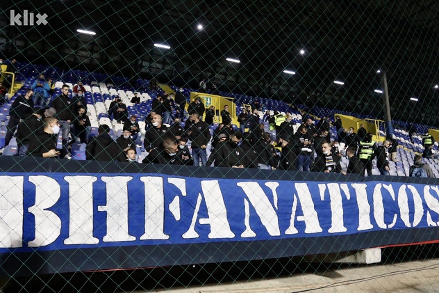 Navijači na stadionu Grbavica (Foto: D. Ć./Klix.ba)