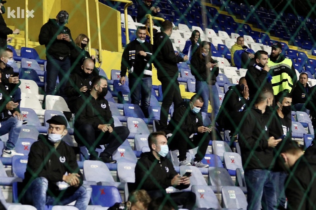 Navijači na stadionu Grbavica (Foto: D. Ć./Klix.ba)