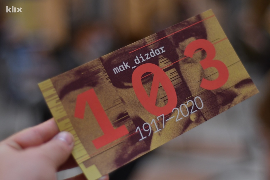 103 godine od rođenja Maka Dizdara (Foto: D. S./Klix.ba)