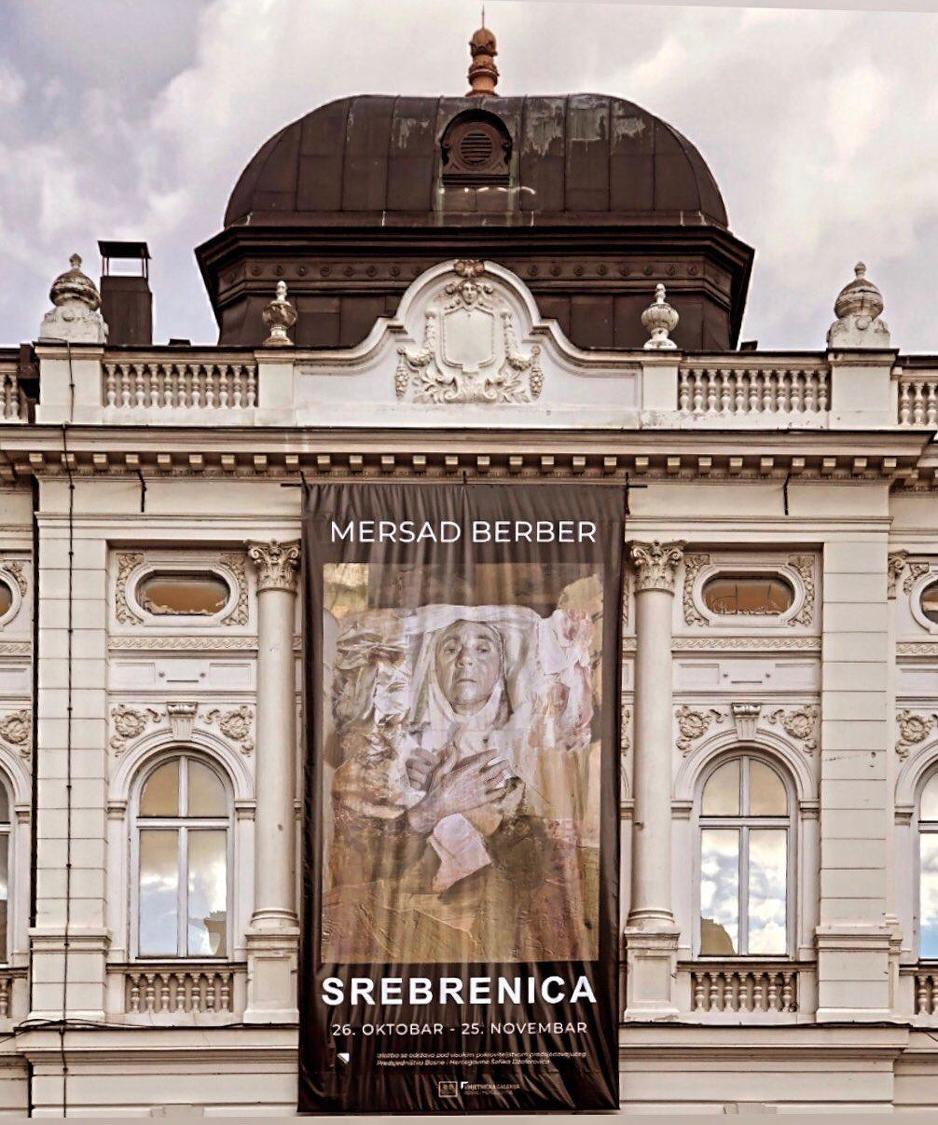 Oficijelni plakat izložbe Srebrenica