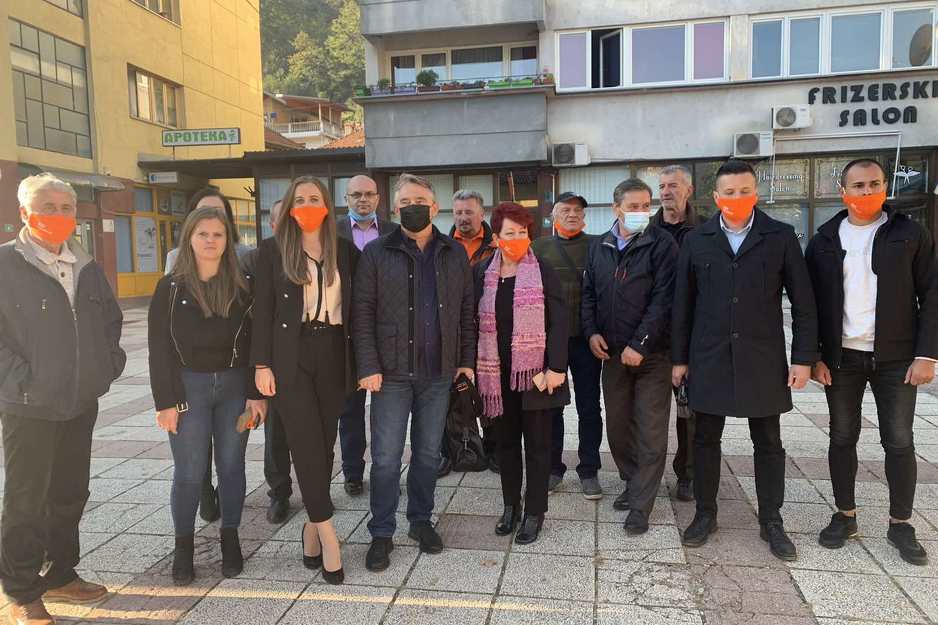 Željko Komšić posjetio Goražde (Foto: Demokratska fronta)