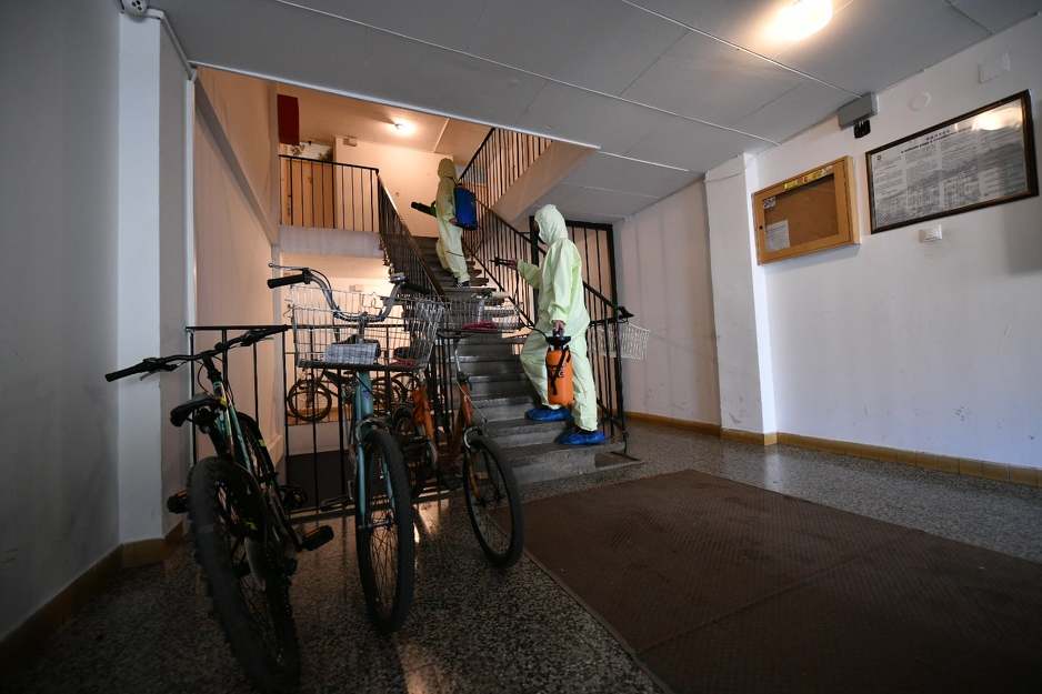 Urađen je dinamički plan gdje se sve dezinfikuje
