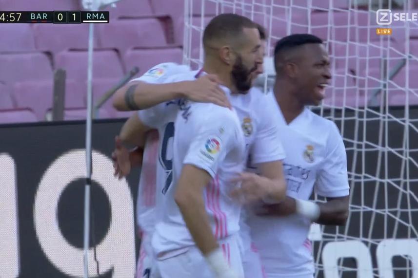 Igrači Real Madrida slave vodstvo od 0:1 (Valverde)