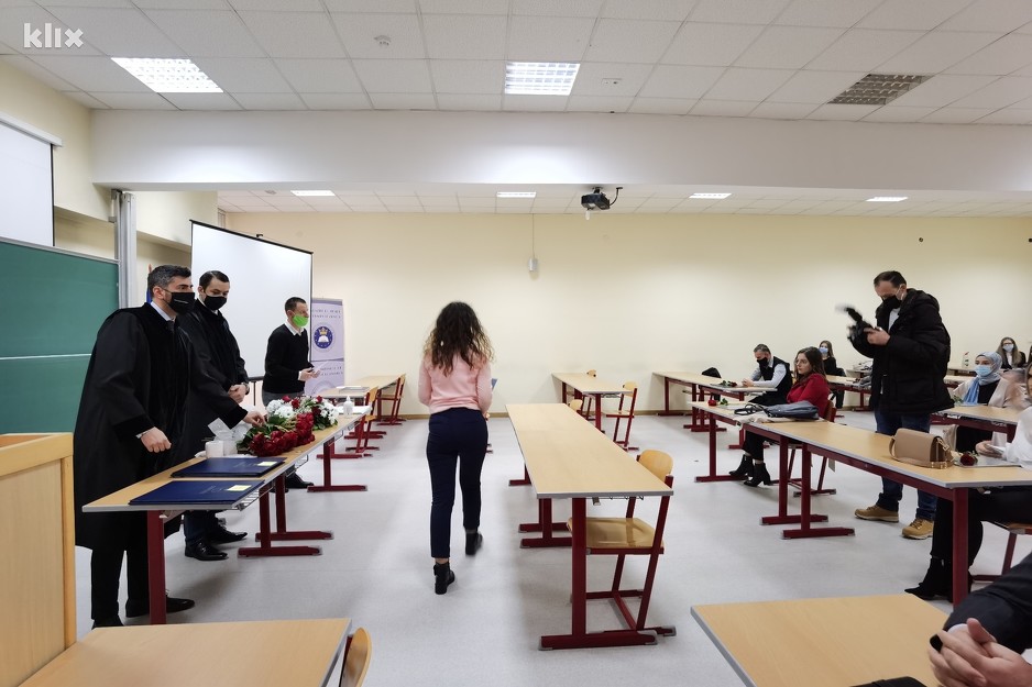 Svečani krizni protokol na Univerzitetu u Zenici (Foto: E. M./Klix.ba)