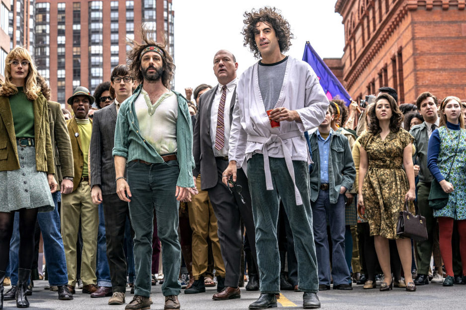 Sacha Baron Cohen kao Abbie Hoffman u filmu “The Trial of Chicago”
