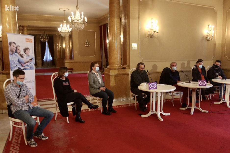 Press konferencija u NPS (Foto: D. Ć./Klix.ba)
