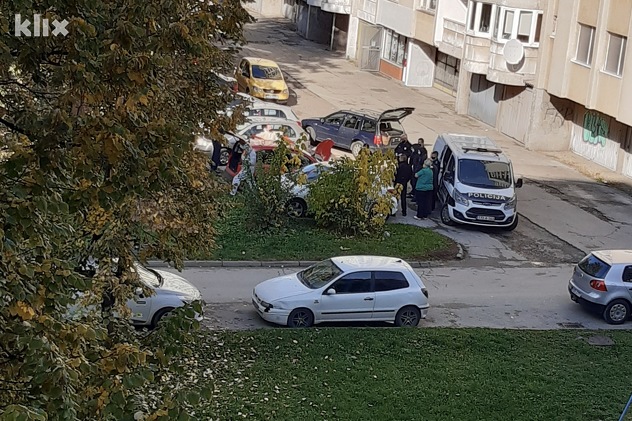 Pokušaj oštećenja bankomata se dogodio u naselju Slatina u Tuzli (Foto: Čitatelj)
