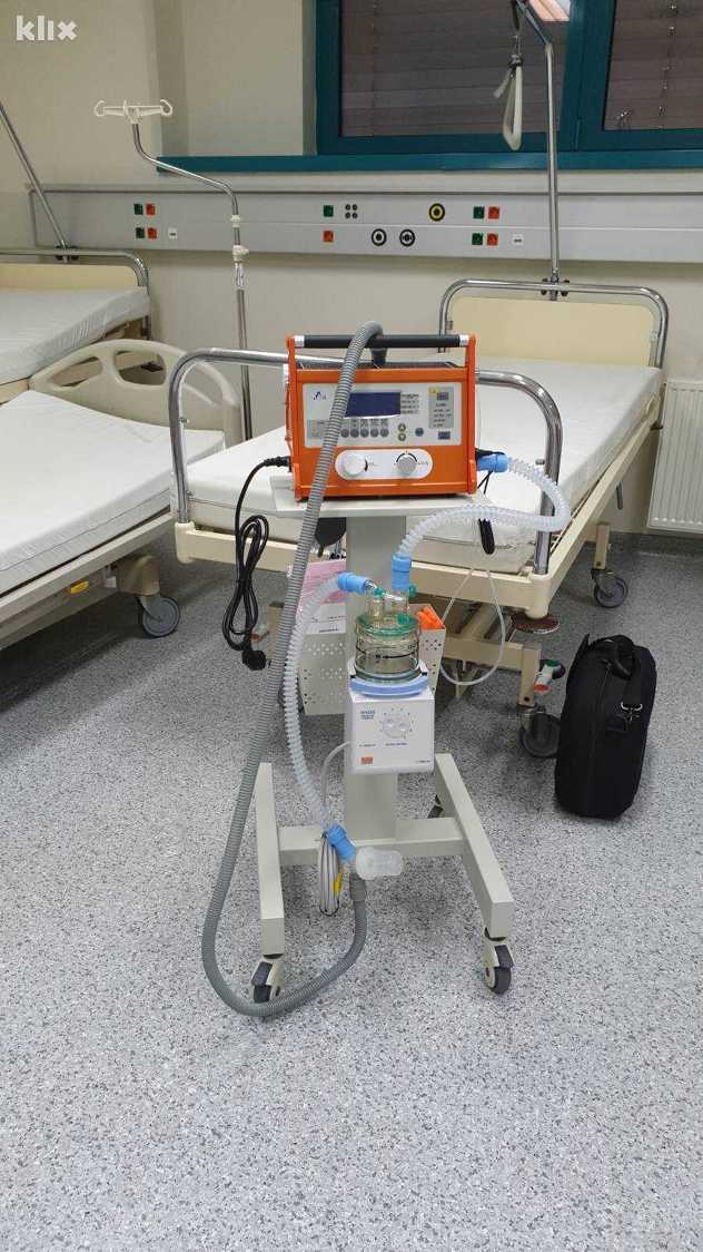 Respirator koji je dodijeljen bolnici u Goraždu (Foto: Klix.ba)