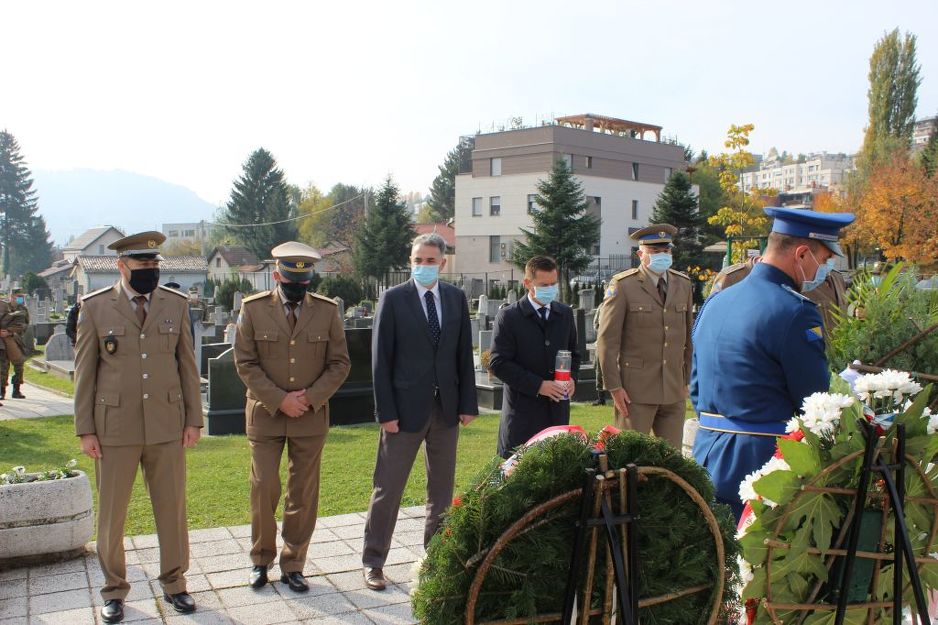 Predstavnici Ministarstva odbrane odali počast pripadnicima HVO-a (Foto: Ministarstvo odbrane BiH)