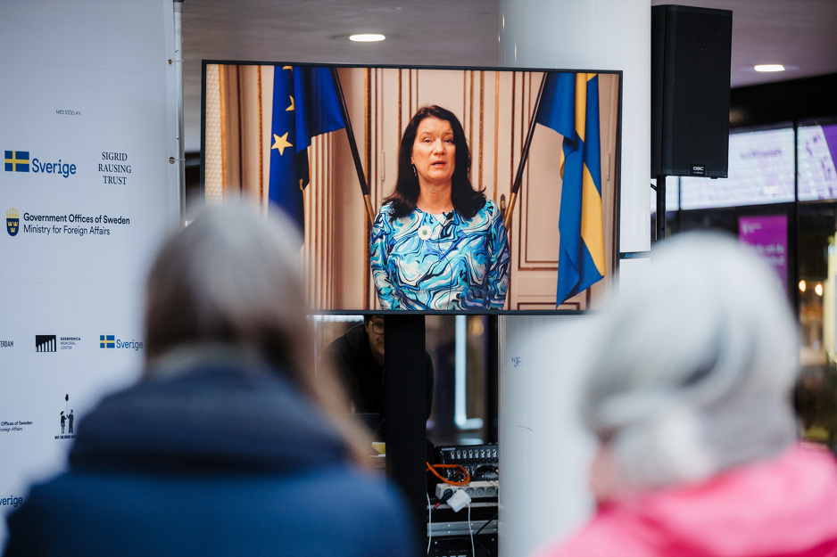 Ann Linde: Izložba čuva sjećanje (Foto: Muzej ratnog djetinjstva)