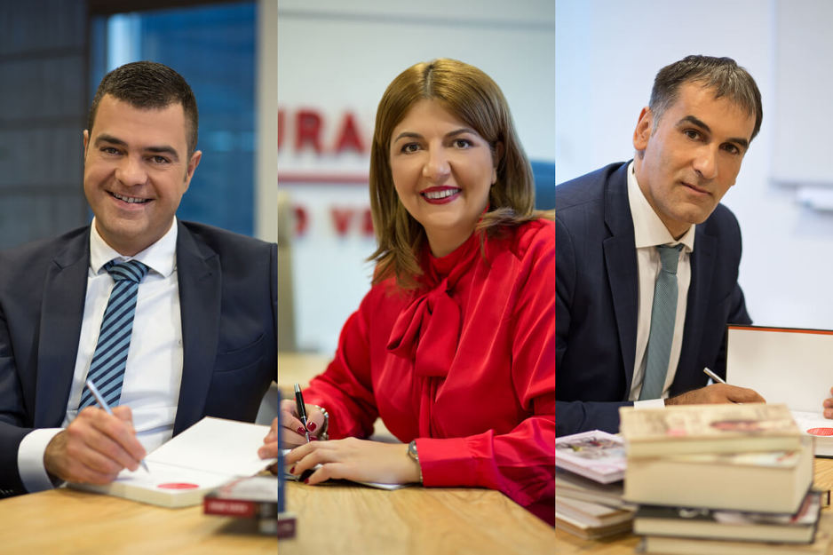 Wiener članovi Izvršnog odbora: Borislav Doder, Daliborka Dedić i Predrag Manojlović