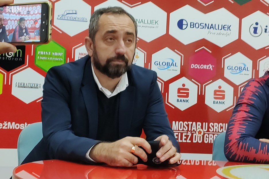 Toni Karačić istakao da je Velež bio kvalitetniji rival (Foto: G. Š./Klix.ba)