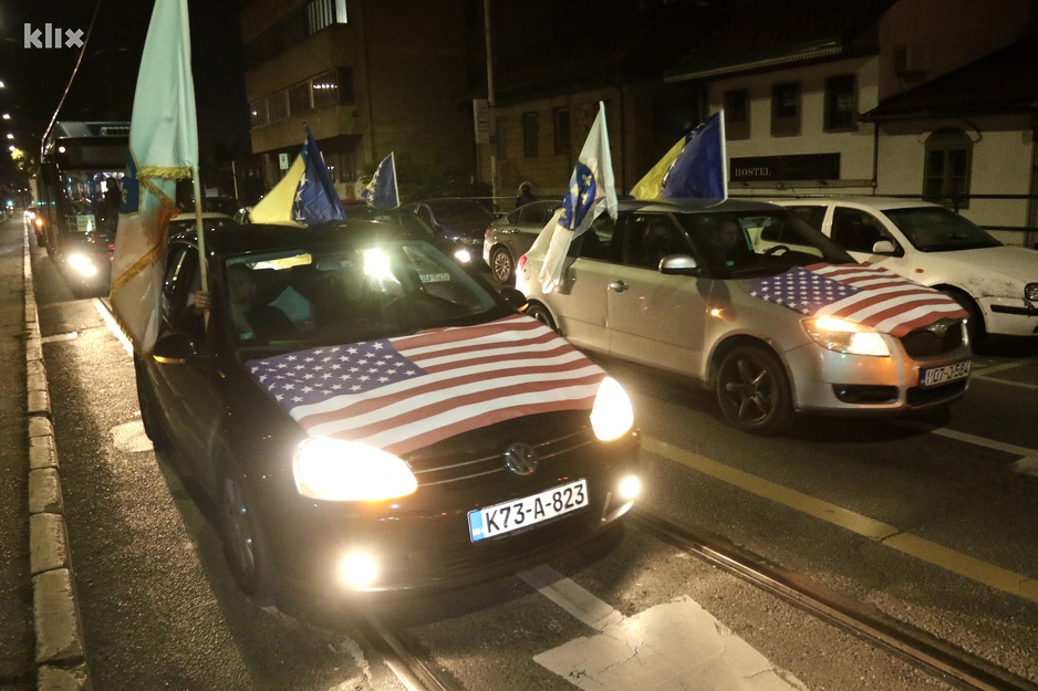Vozači su trubili ulicama Sarajeva (Foto: D. Ć./Klix.ba)