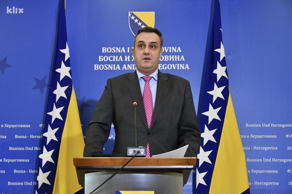 Asim Sarajlić se obratio medijima uoči početka webinara (Foto: I. Š./Klix.ba)