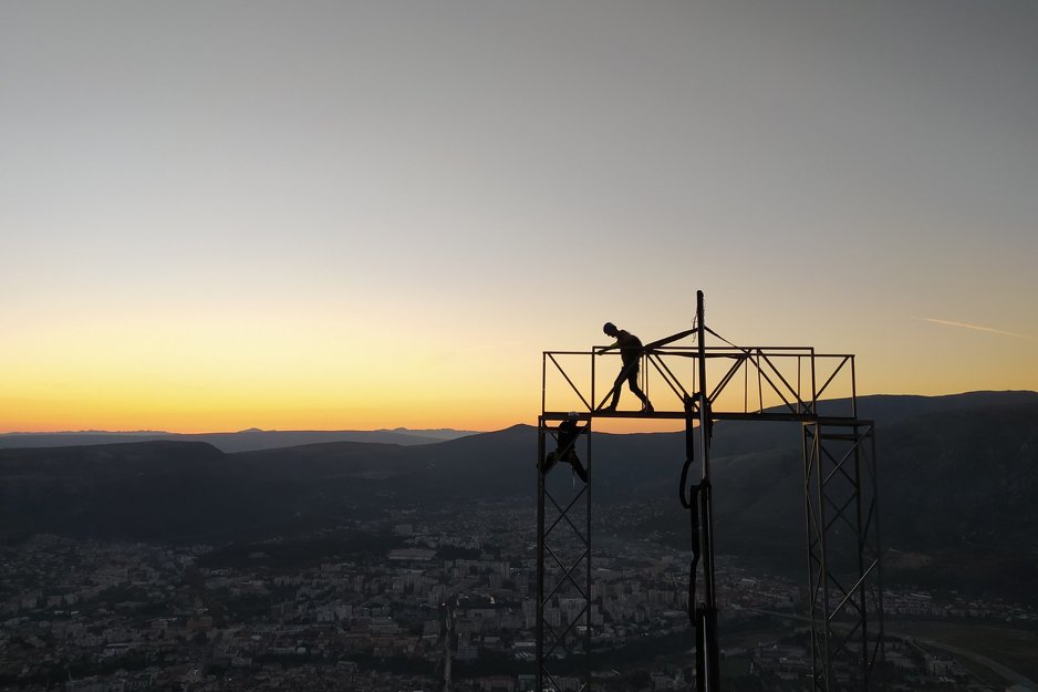 Nova atrakcija u Mostaru (Foto: G. Š./Klix.ba)
