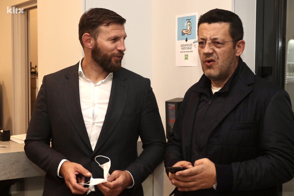 Amel Mekić (NiP) i Aljoša Čampara (Foto: D. Ć./Klix.ba)