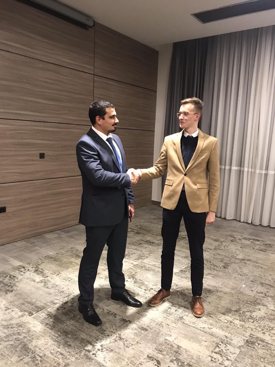 Dević i dosadašnji predsjednik SPUS-a Hamza Vahid El-Din (Foto: SPUS)