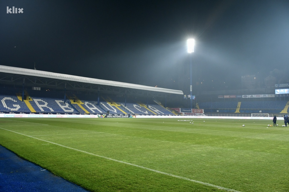 Grbavica je spremna za meč između BiH i Italije (Foto: I. Š./Klix.ba)