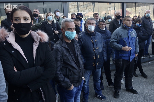 Protest u Hadžićima zbog ubistva Jasmina Berovića (Foto: D. Ć./Klix.ba)