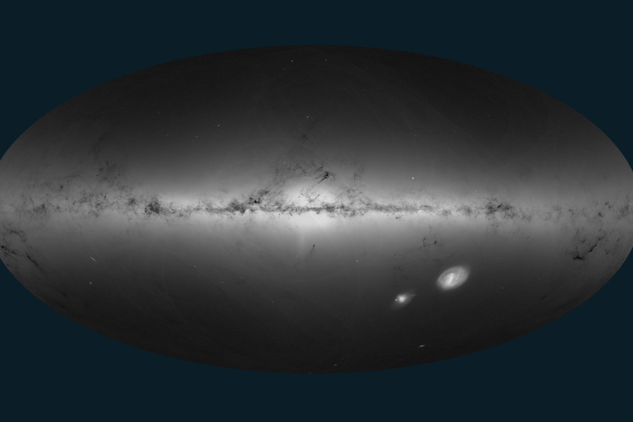 Gustina zvijezda naše galaksije (Foto: ESA)