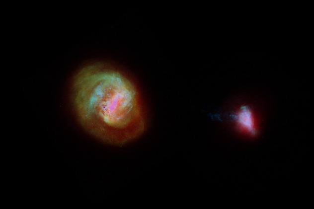 Pogled opservatorija Gaia na susjedne galaksije Mliječnog puta (Foto: ESA)