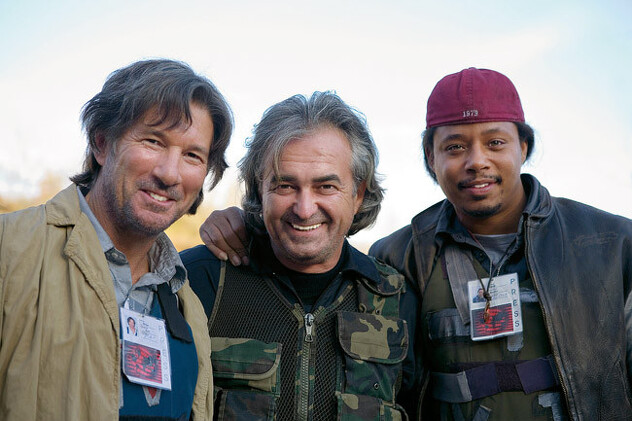 Richard Gere, Ljubomir Kerekeš i Terrence Howard na snimanju filma “The Hunting Party”
