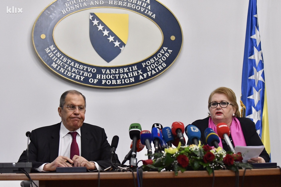 Sergej Lavrov i Bisera Turković (Foto: T. S./Klix.ba)